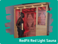 RedFit Red Light Sauna Green 200x150